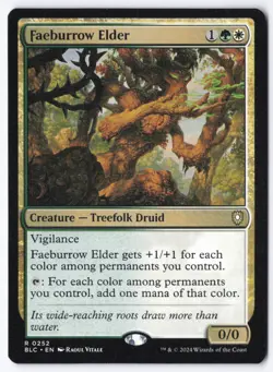 Faeburrow Elder R Commander: Bloomburrow 252 NM - Image 1