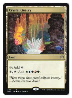 Crystal Quarry R Commander: Dominaria United 206 NM - Image 1