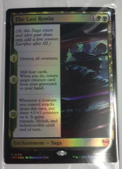 Foil The Last Ronin TMNT Magic the Gathering - Image 1