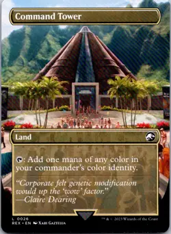 Command Tower (Borderless) L Universes Beyond: Jurassic World Collection 26 NM - Image 1