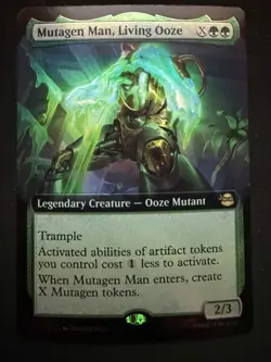 Mutagen Man, Living Ooze #269 Extended Art Foil MTG TMNT Magic NM - Image 1