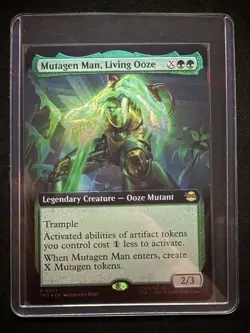 Mutagen Man, Living Ooze #269 Extended Art Foil MTG TMNT Magic NM - Image 5