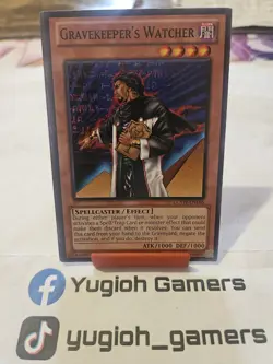 Yu-Gi-Oh Gravekeeper's Watcher LCYW Common Light Played - Image 1