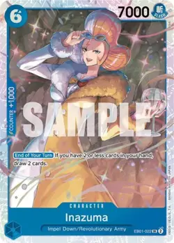 NM One Piece TCG Inazuma EB01-022 SR Memorial Collection - Image 1