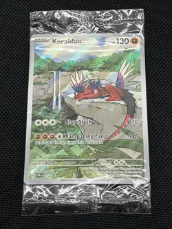Koraidon 014 Sv: Scarlet & Violet Promo Cards Holo SEALED - Image 1
