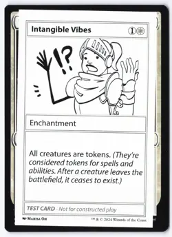 Intangible Vibes S Mystery Booster 2 Playtest Cards NM - Image 1