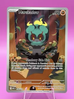 Pokemon TCG Marshadow Illustration Rare Mega Evolution Card 146/132 NM Condition - Image 1