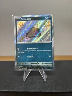 Shroodle 189/091 Paldean Fates Shiny Rare Holo Pokemon Card NM - Image 1