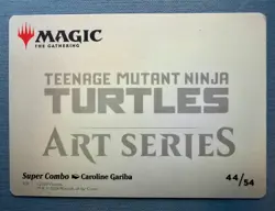 Super Combo 44/54 - Art Series - Teenage Mutant Ninja Turtles MTG Art Card NM/M - Image 2