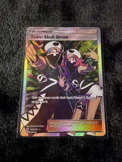 Pokemon TCG Team Skull Grunt 149/149 Card Ultra Rare Full Art NM - Image 1