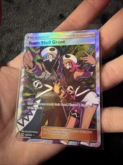 Pokemon TCG Team Skull Grunt 149/149 Card Ultra Rare Full Art NM - Image 3