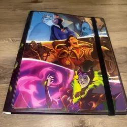 Disney Lorcana Villians 9 Pocket Binder Portfolio Costco Promo Holds 252 Cards - Image 1