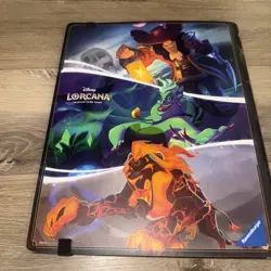 Disney Lorcana Villians 9 Pocket Binder Portfolio Costco Promo Holds 252 Cards - Image 2