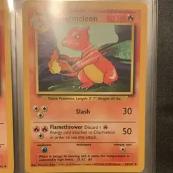 Pokemon Trading Card Game Charmeleon Base Set 24/102 Lot of 2 Cards - Image 1
