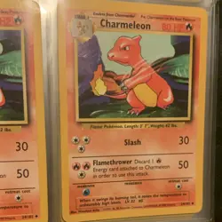 Pokemon Trading Card Game Charmeleon Base Set 24/102 Lot of 2 Cards - Image 2