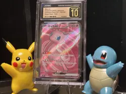 Pokemon Mew ex 195/165 Sv2a: Card 151 Super Rare Holo CGC Pristine 10 180 HP - Image 1