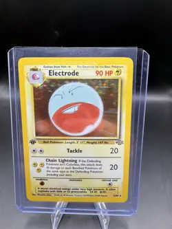 Electrode 1st Edition Holo Rare Jungle 2/64 Pokemon TCG Card - Image 1