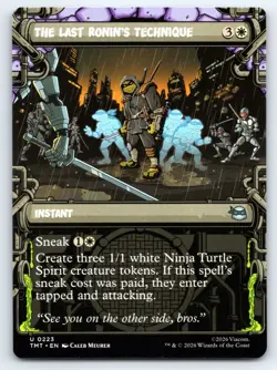 MTG The Last Ronin's Technique Showcase Normal U Teenage Mutant Ninja Turtles TM - Image 1