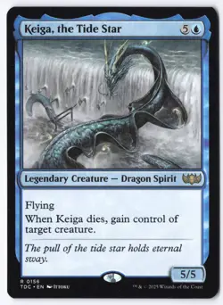Keiga, the Tide Star R Commander: Tarkir: Dragonstorm 156 NM - Image 1