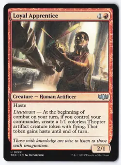 Loyal Apprentice U Commander: Tarkir: Dragonstorm 222 NM - Image 1
