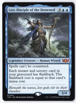 Lier, Disciple of the Drowned M Commander: Tarkir: Dragonstorm 157 NM - Image 1