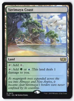 Yavimaya Coast R Commander: Tarkir: Dragonstorm 413 NM - Image 1