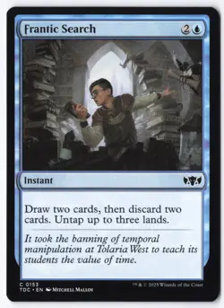 Frantic Search C Commander: Tarkir: Dragonstorm 153 NM - Image 1