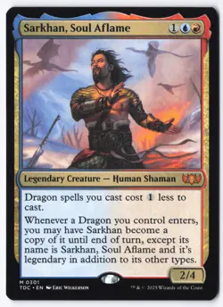 Sarkhan, Soul Aflame M Commander: Tarkir: Dragonstorm 301 NM - Image 1