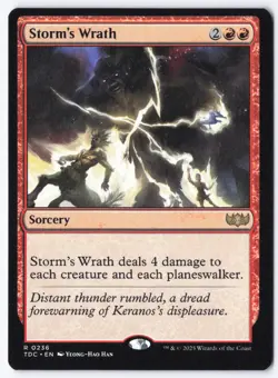Storm's Wrath R Commander: Tarkir: Dragonstorm 236 NM - Image 1
