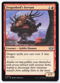 Dragonlord's Servant U Commander: Tarkir: Dragonstorm 210 NM - Image 1