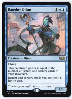 Haughty Djinn R Commander: Tarkir: Dragonstorm 154 NM - Image 1