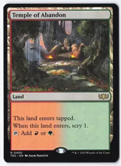 Temple of Abandon R Commander: Tarkir: Dragonstorm 400 NM - Image 1