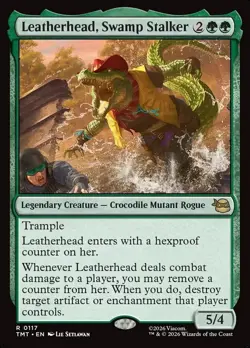 Leatherhead, Swamp Stalker * FOIL * - TMT Teenage Mutant Ninja Turtles - NM/MINT - Image 1