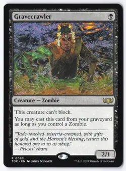 Gravecrawler R Commander: Tarkir: Dragonstorm 93 NM - Image 1