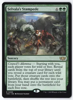 Selvala's Stampede R Commander: Tarkir: Dragonstorm 269 NM - Image 1