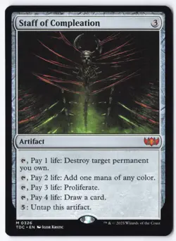Staff of Compleation M Commander: Tarkir: Dragonstorm 326 NM - Image 1