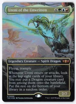 Ureni of the Unwritten (Borderless) M Commander: Tarkir: Dragonstorm 9 NM - Image 1