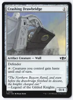 Crashing Drawbridge C Commander: Tarkir: Dragonstorm 316 NM - Image 1