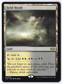 Fetid Heath R Commander: Tarkir: Dragonstorm 362 NM - Image 1