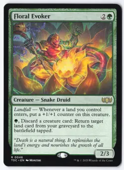 Floral Evoker R Commander: Tarkir: Dragonstorm 46 NM - Image 1