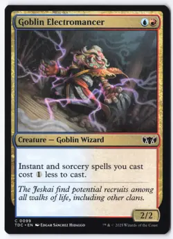 Goblin Electromancer C Commander: Tarkir: Dragonstorm 99 NM - Image 1