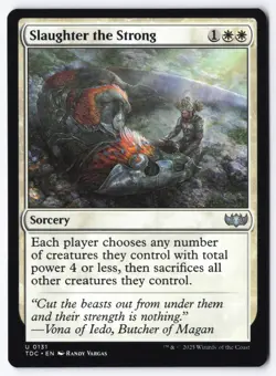 Slaughter the Strong U Commander: Tarkir: Dragonstorm 131 NM - Image 1
