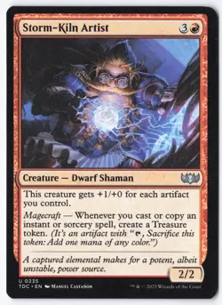 Storm-Kiln Artist U Commander: Tarkir: Dragonstorm 235 NM - Image 1
