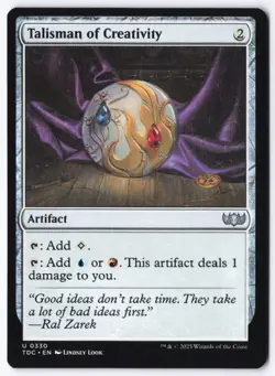 Talisman of Creativity U Commander: Tarkir: Dragonstorm 330 NM - Image 1