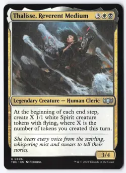 Thalisse, Reverent Medium U Commander: Tarkir: Dragonstorm 306 NM - Image 1