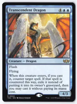 Transcendent Dragon R Commander: Tarkir: Dragonstorm 22 NM - Image 1