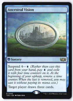 Ancestral Vision R Commander: Tarkir: Dragonstorm 144 NM - Image 1