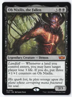 Ob Nixilis, the Fallen M Commander: Tarkir: Dragonstorm 192 NM - Image 1