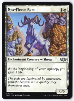 Nyx-Fleece Ram U Commander: Tarkir: Dragonstorm 126 NM - Image 1