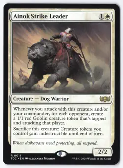 Ainok Strike Leader R Commander: Tarkir: Dragonstorm 11 NM - Image 1